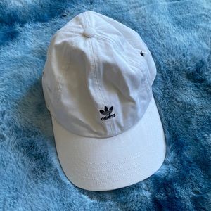 White Adidas hat